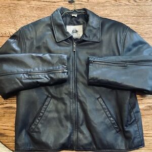 Women's Classic Black Supple Leather Jacket
